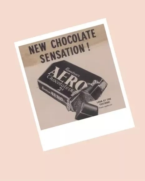 Так выглядели первые плитки пористого шоколада