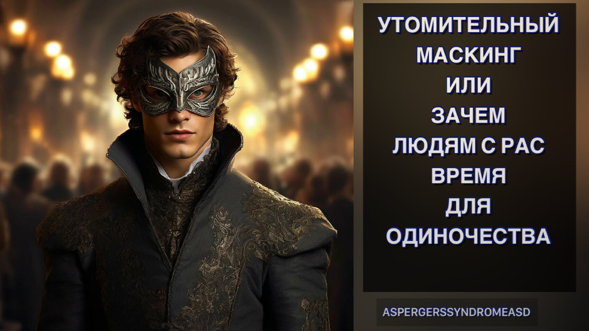 Утомительный Маскинг или зачем людям с РАС время для одиночества