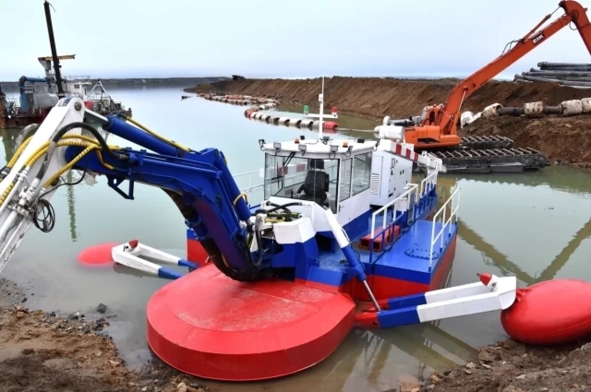    Землесосный снаряд «Ямал».