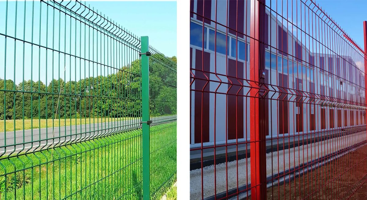 Виды забора 3 D