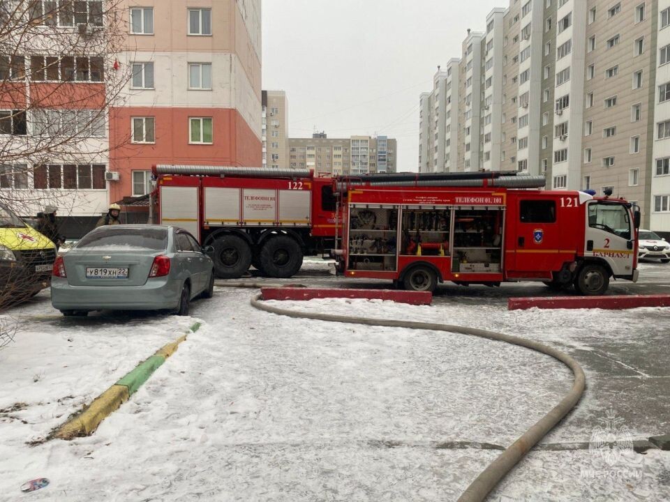    Пожар в частном детсаду. Источник: ГУ МЧС России по Алтайскому краю