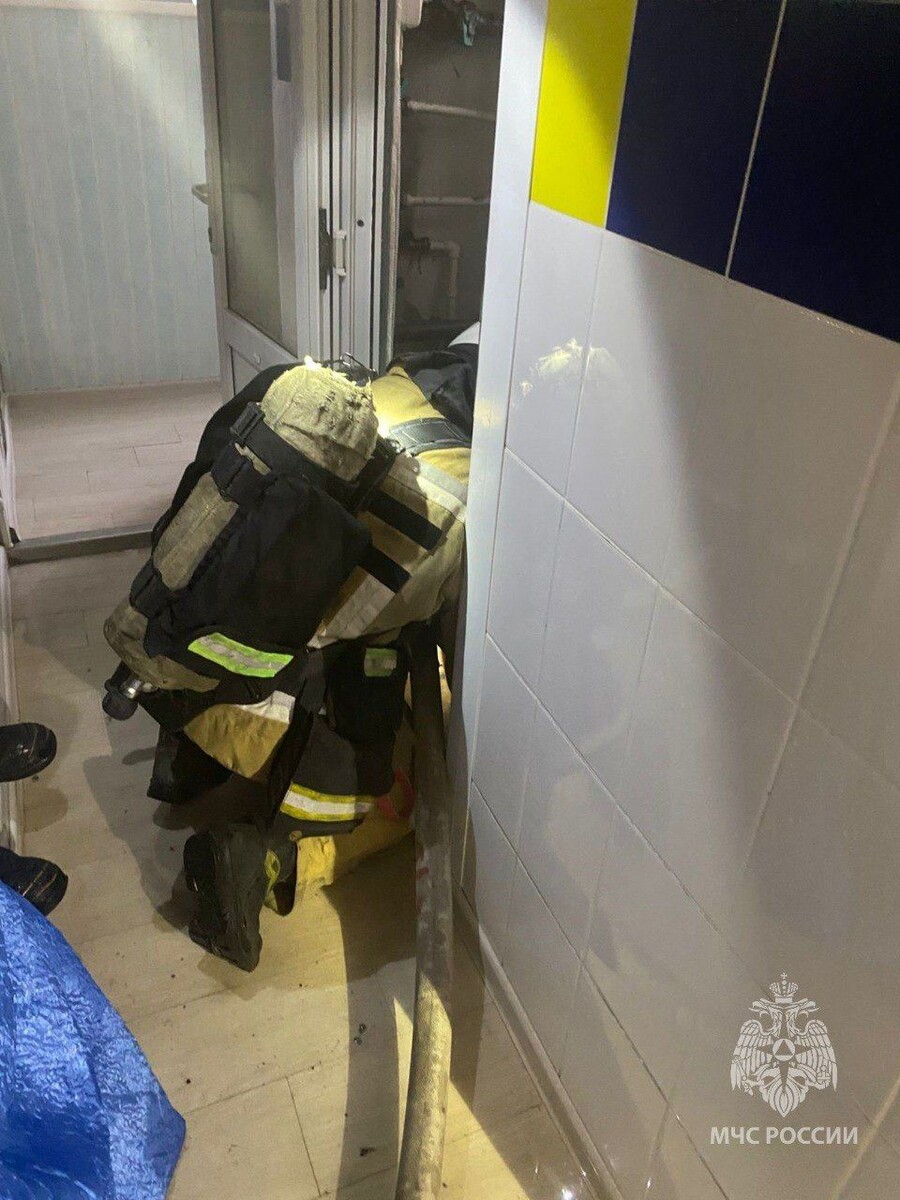    Пожар в частном детсаду. Источник: ГУ МЧС России по Алтайскому краю