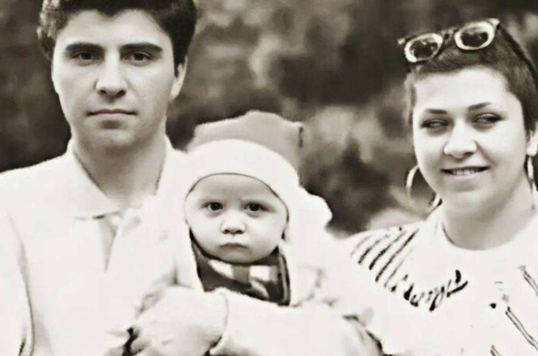 Сосо Павлиашвили и его первая жена Нино Учанейшвили