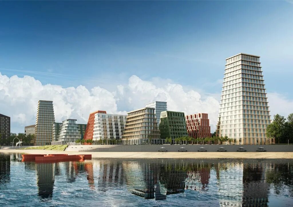 В ЖК «Яналиф» можно приобрести квартиры как с видом на Волгу, так и на Кремль. Рендер: «СМУ-88»