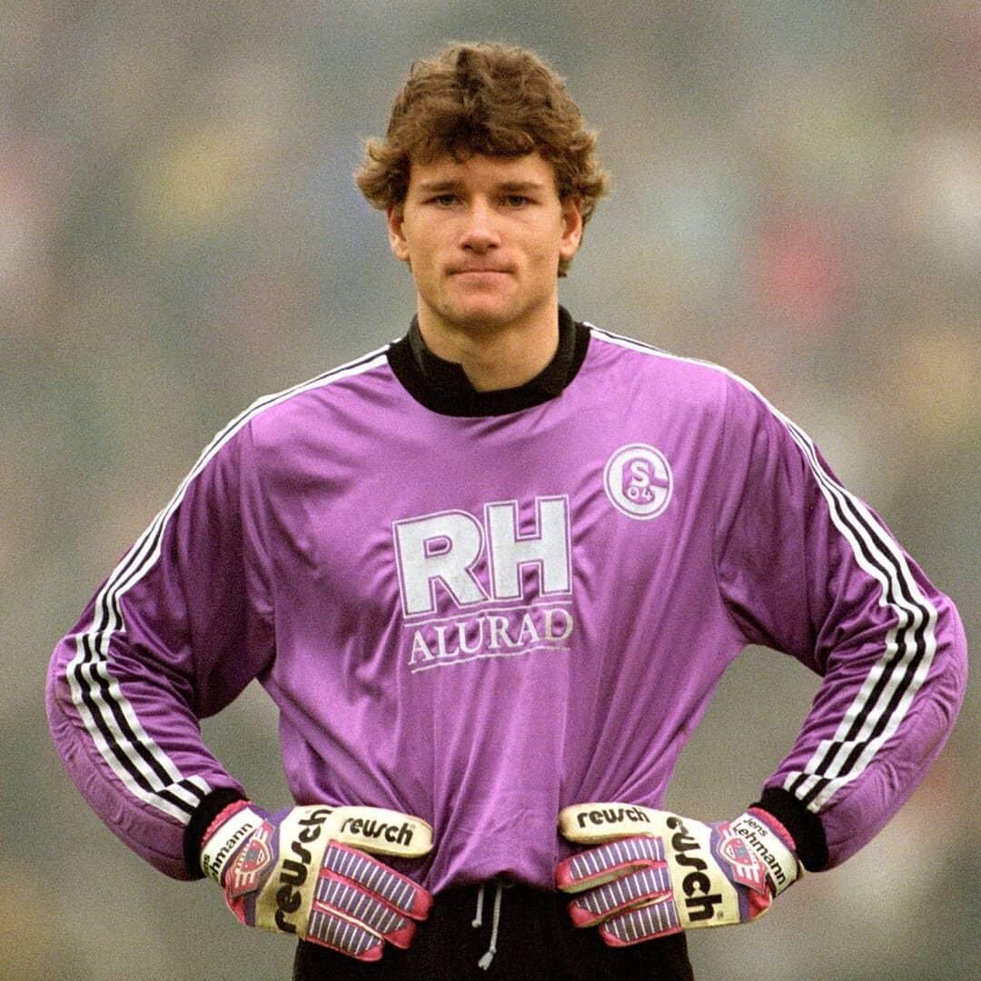 Йенс Леманн в Шальке 04. Выступал за клуб с 1989 по 1998