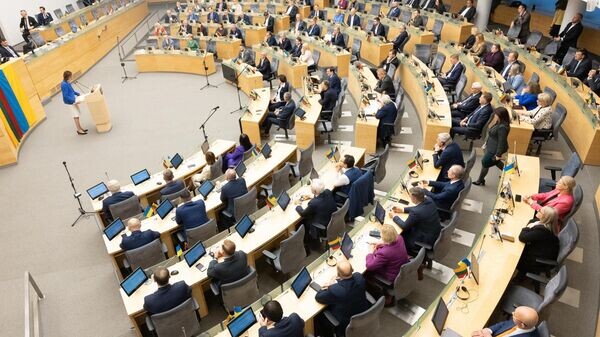    © Photo : Lietuvos Respublikos Seimas / Džoja Gunda Barysaitė