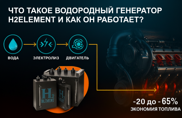 Что такое водородный генератор H2Element для автомобиля и как он работает? Реальное влияние не автомобиль