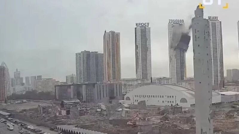     Обрушение спорткомплекса «Снежком» Телеграм-канал SHOT