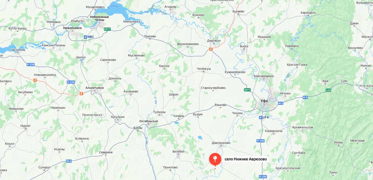 Село Нижнее Аврюзово, Башкортостан