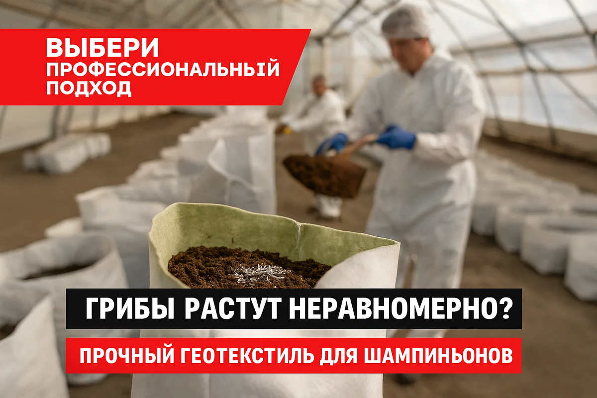 Выращивание шампиньонов в мешках — современная альтернатива ящикам и грядкам.