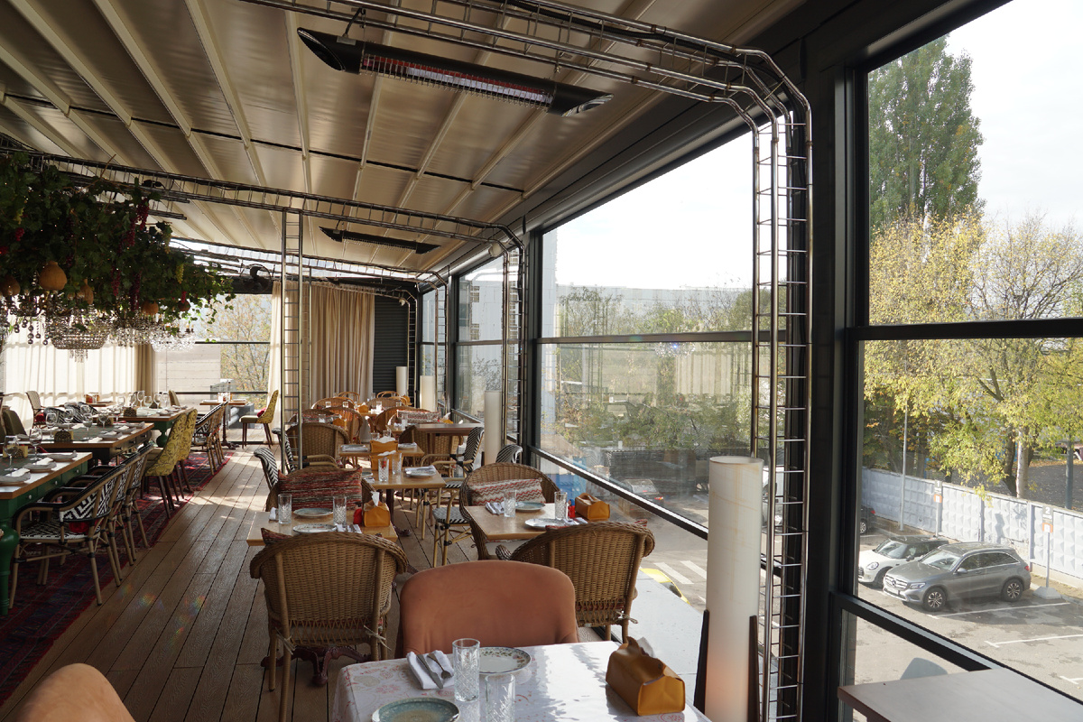 Остекление гильотинное