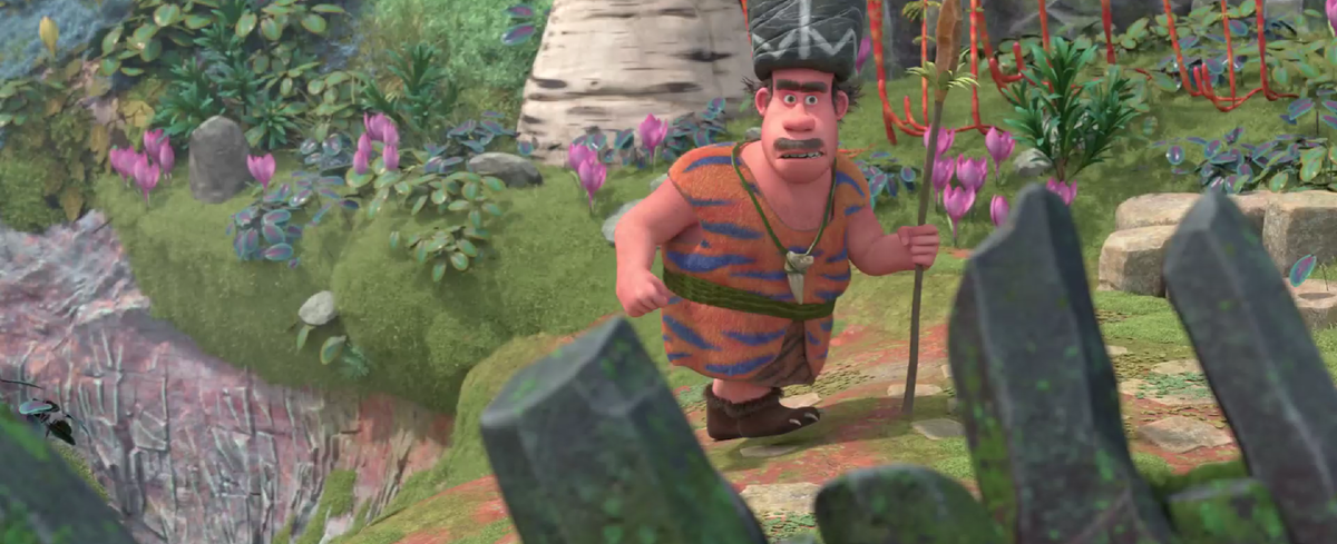 Утёс носит на голове камень, который не может выдержать никто в племени