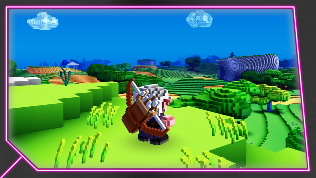 Вот так выглядит римерное начало игры, бескрайние просторы и наш персонаж.