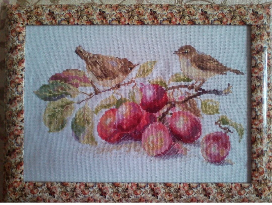 "Пеночки и слива", моя работа