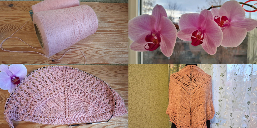 Самый красивый и женственный аксессуар-Шаль!Вяжу шаль из бобиной Ангоры.11.11.25г.