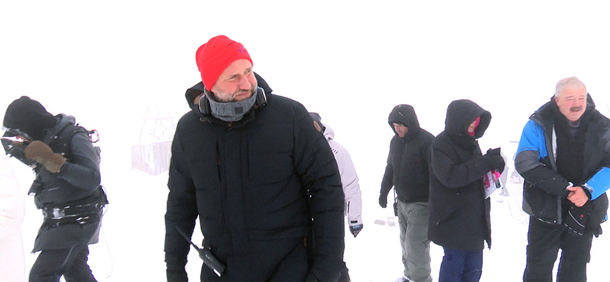 Моменты съемок фильма «Вершина» в Архызе