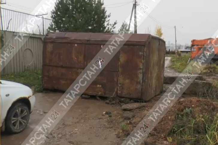     Скриншот с эфира «Татарстан 24» - Жители Константиновки оказались отрезанными от мира