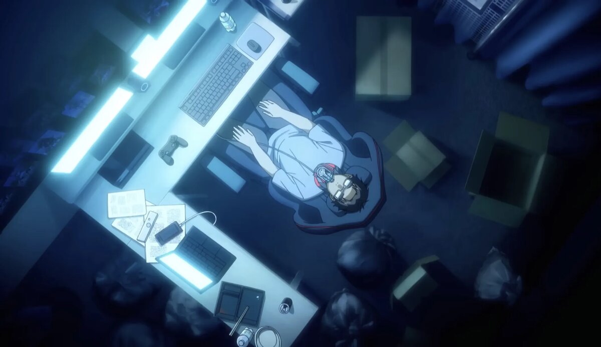 Кадр из трейлера аниме «Адский режим: Геймер, который любит спидран, становится бесподобным в параллельном мире с устаревшими настройками»   📷