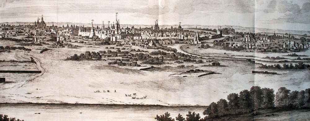    Москва. Гравюра. Конец XVII века. / Фото: из архива журнала "Родина"