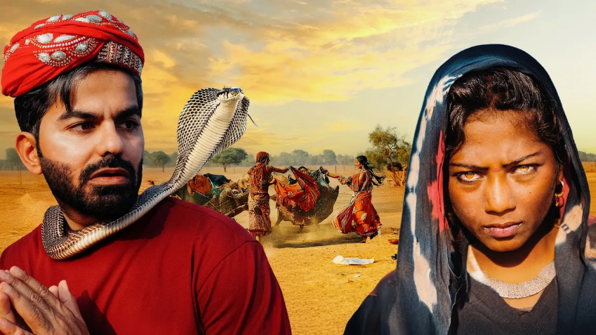 Домари носят сари)) Это не цыгане, это их дальняя родня из Индии