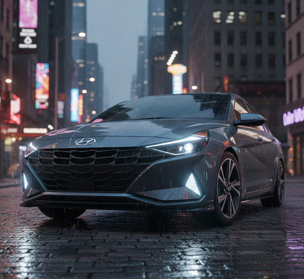 Elantra спереди