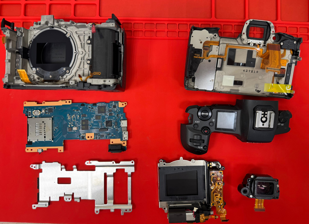 Полный разбор Canon EOS R для проведения диагностики
