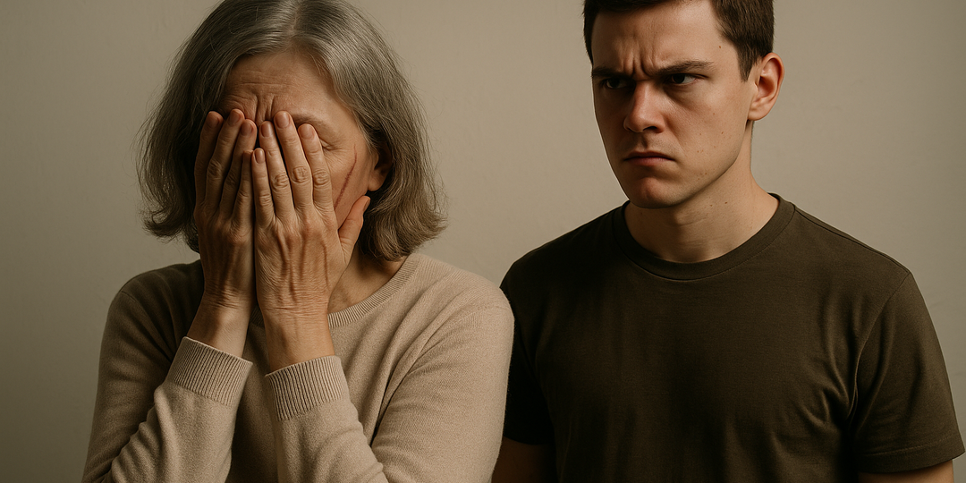 «Ты некрасивая», — сказал он маме. Но когда узнал правду о её шраме — заплакал.