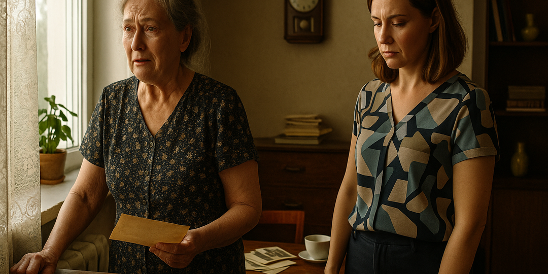 — Так вот почему ты меня не звала двадцать лет — боялась, что потребую свою долю?! — с горечью сказала мать