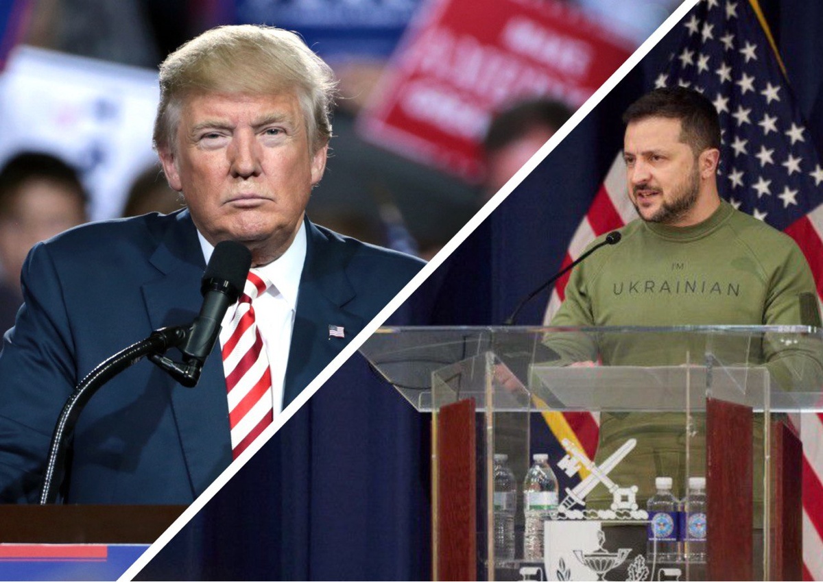 Дональд Трамп и Владимир Зеленский/ Фото: Коллаж ОСН