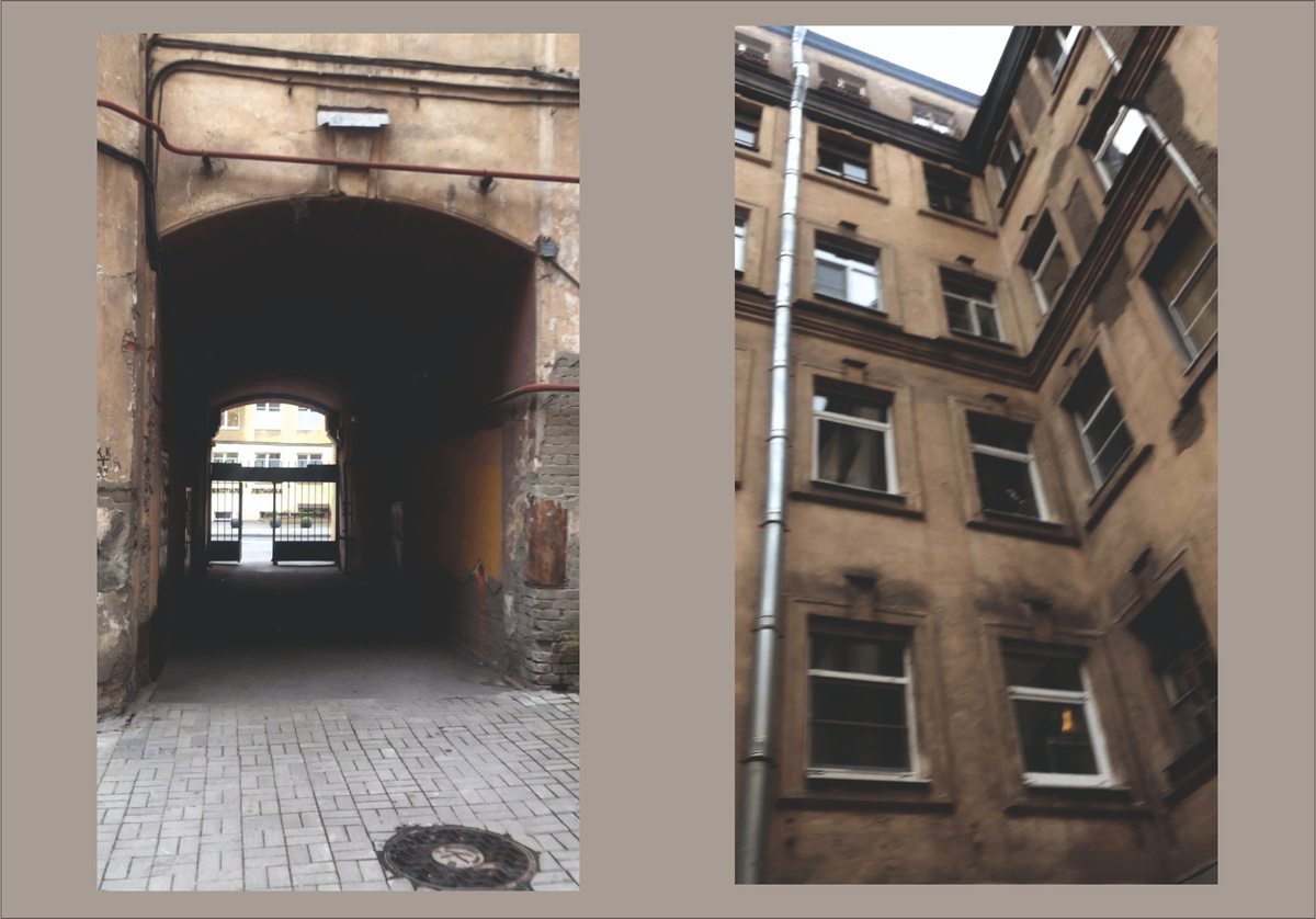 Двор дома 38 на ул. Большая Пушкарская. Санкт-Петербург. Тут с 1906 по 1918 год жили мои прабабушка и прадедушка.