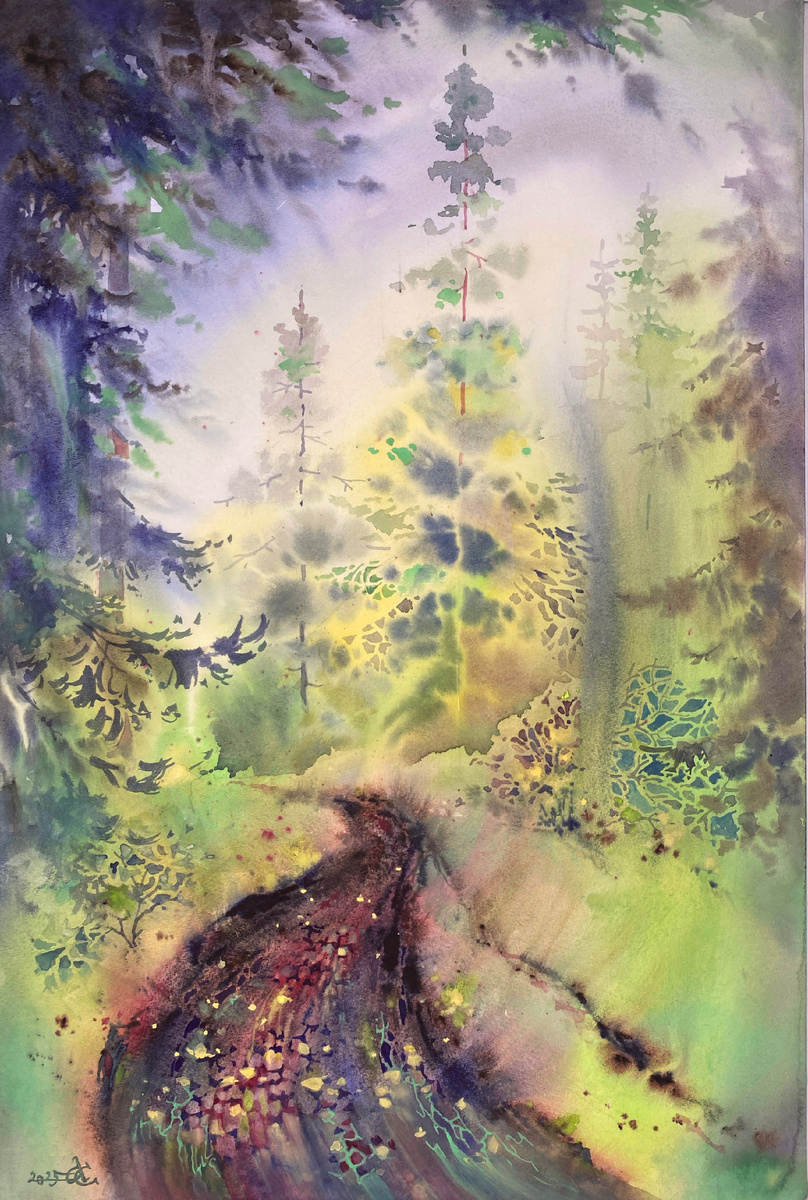 Первый вариант. 56х38см. Бумага Brauberg 100% хлопок.