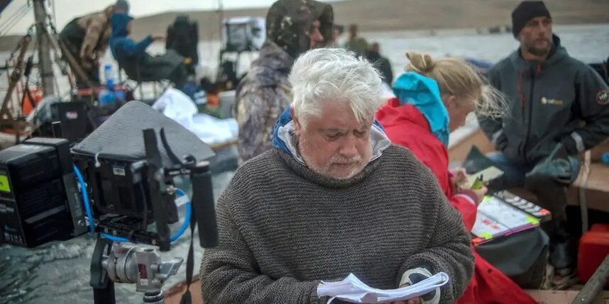    Сергей Члиянц на съёмках картины "Ветер"Данила Горюнков