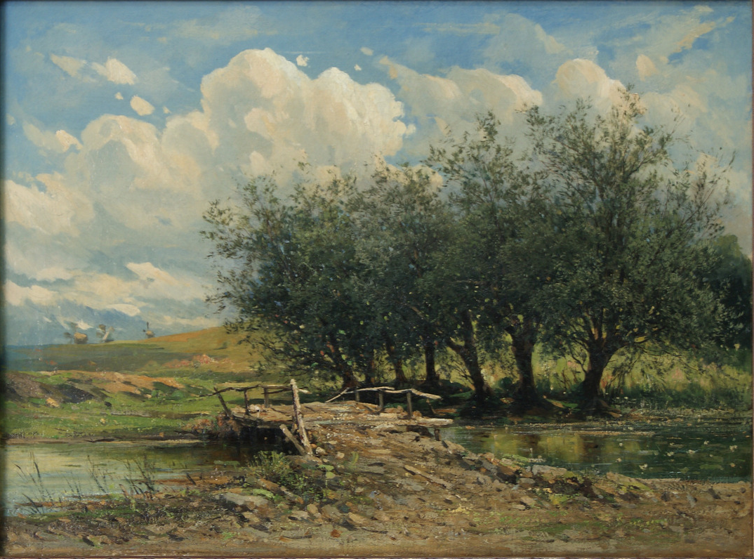 "Мостик", С.Н. Аммосов, вторая половина XIX в. Чувашский художественный музей.