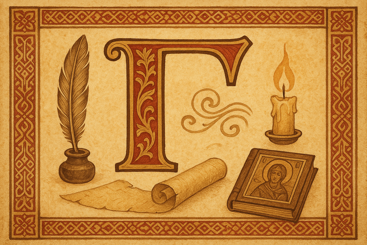 Как появилась буква Г?