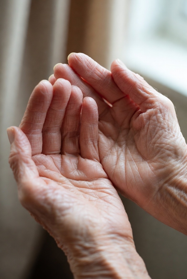 Зуд может быть особенно выражен на ладонях 