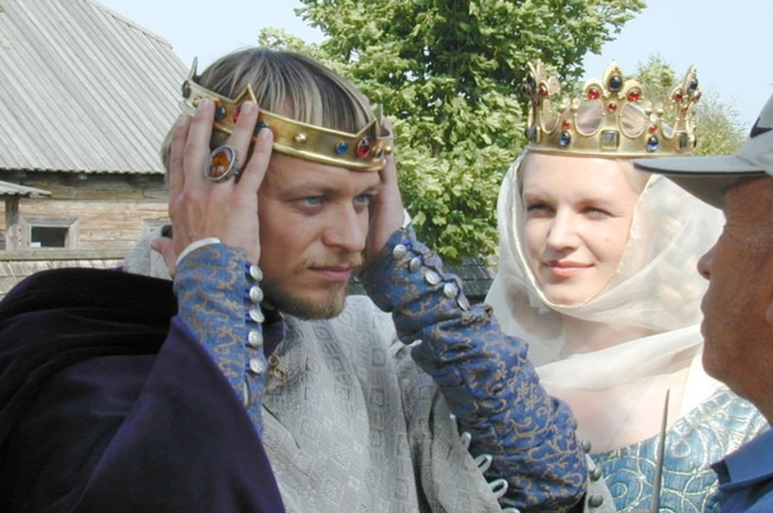 Анатолий Кот на съёмках фильма «Анастасия Слуцкая»