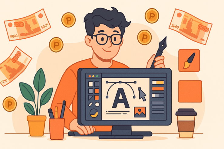    Графический дизайнер получает очень и очень неплохо