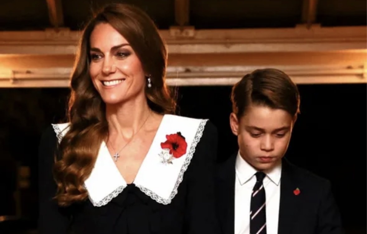 Кейт Миддлтон и принц Джордж