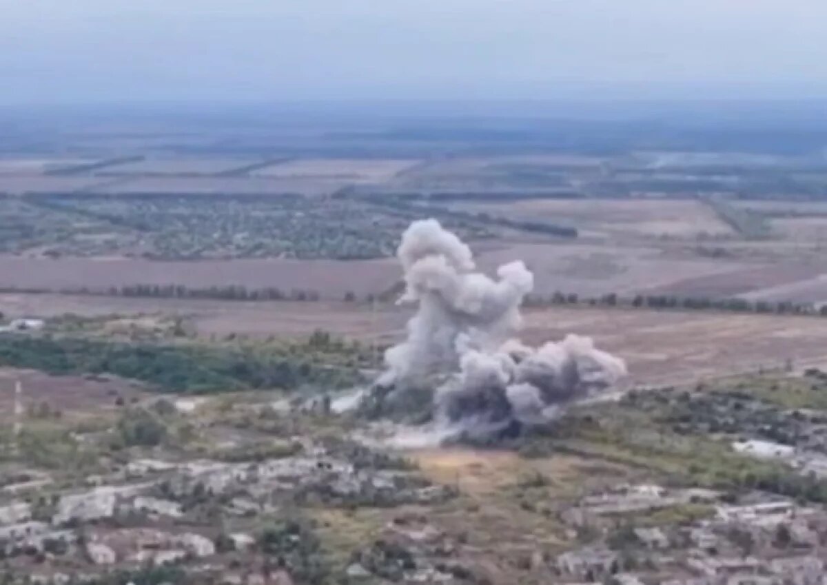    Удар по возициям ВСУ в Волчанске.