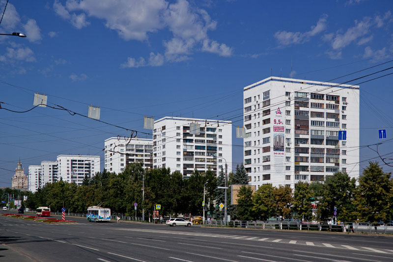 Белые дома на Ленина