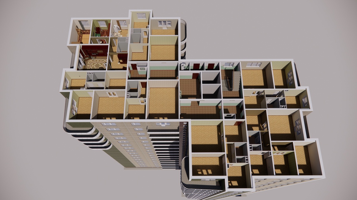 3D-модель 97-й башни