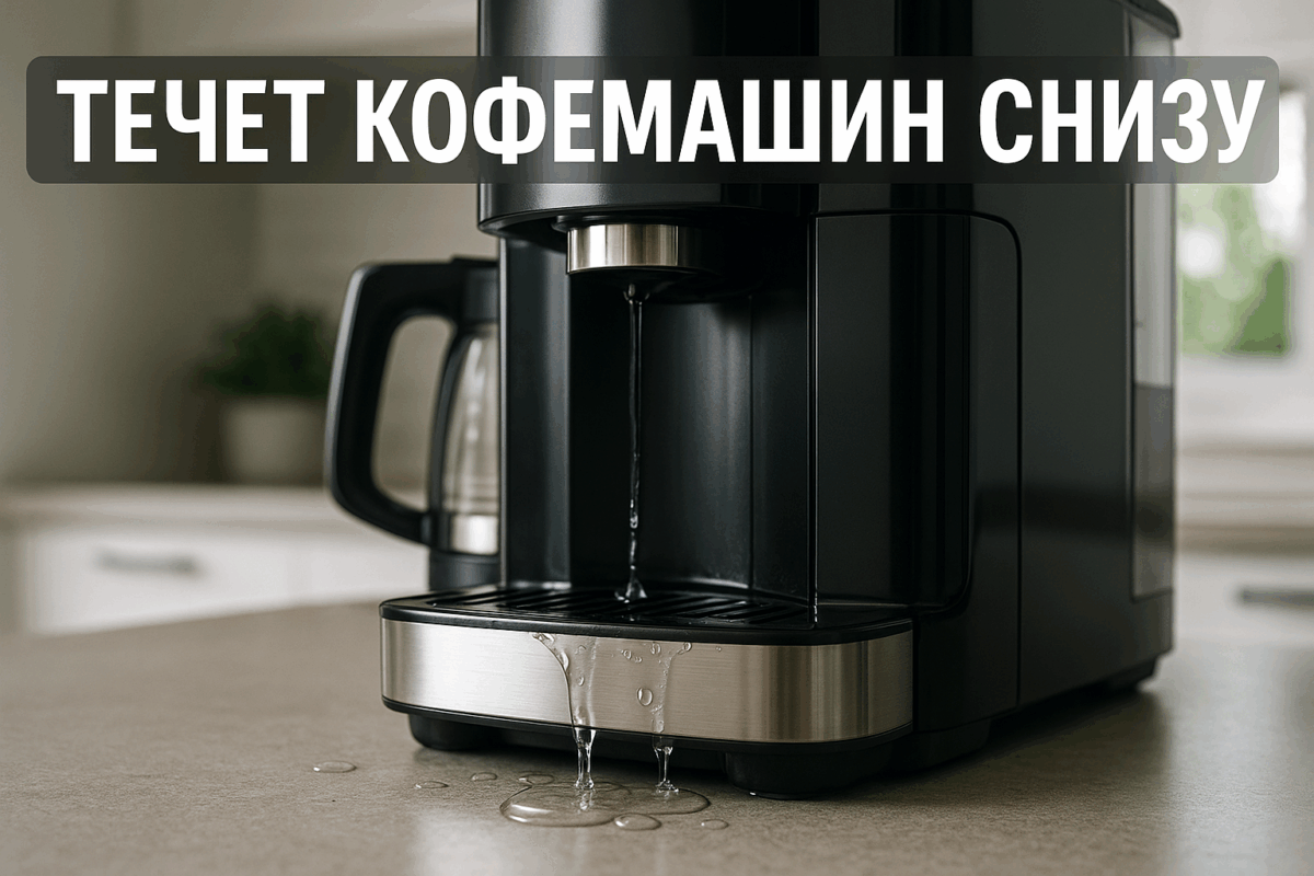    Течет кофемашина снизу при работе Михаил Юрьевич