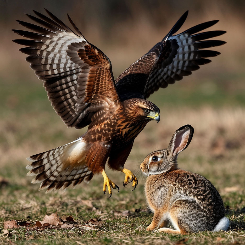 Не выпускай ястреба, пока не увидишь кролика