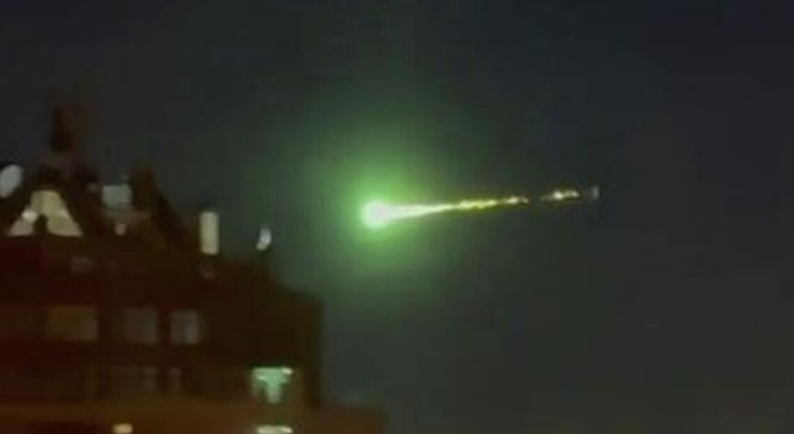 Метеорит над Москвой