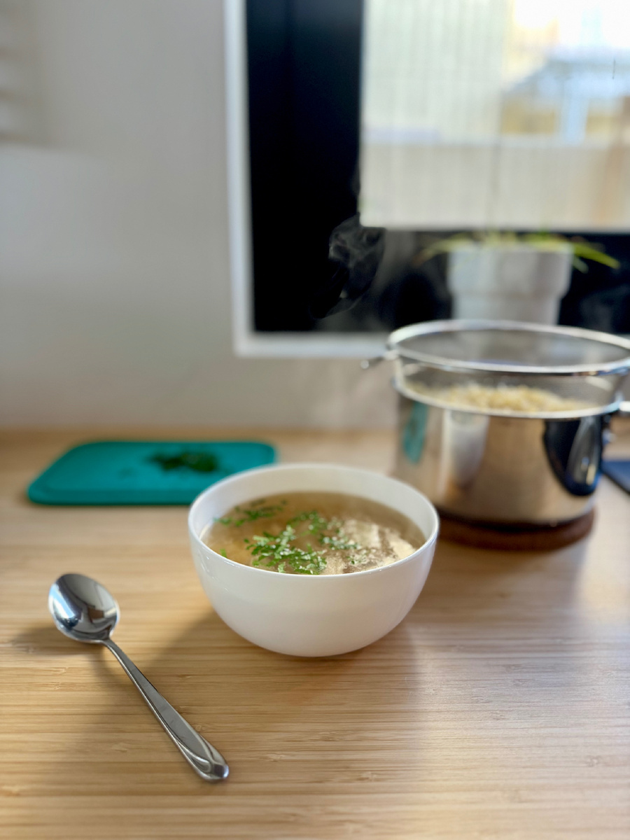 Обед. Куриный суп 