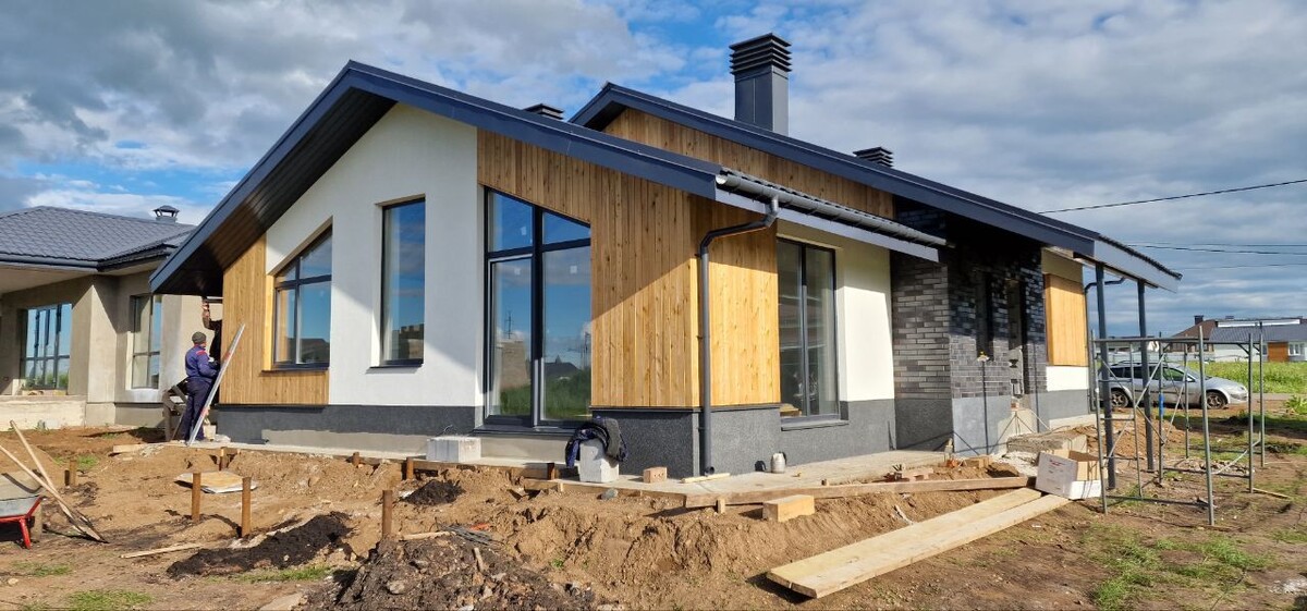 Одноэтажный готовый проект индивидуального жилого дома  общей площадью 127 кв.м.