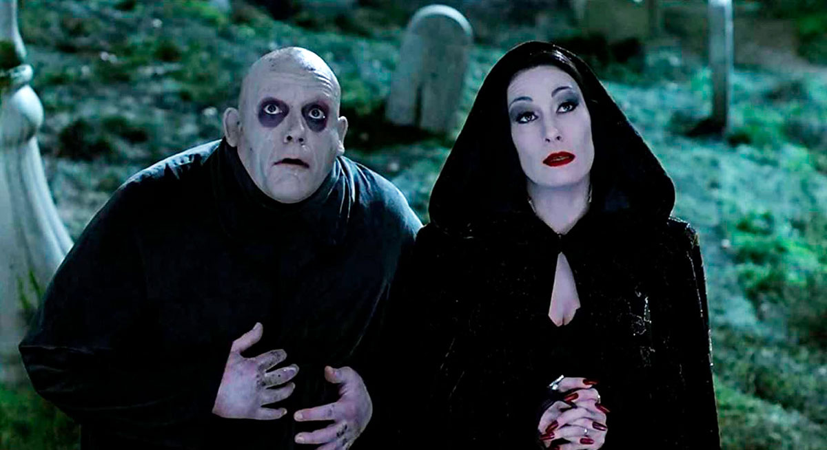 Кадр из фильма «Семейка Аддамс», 1991 год, режиссер Барри Зонненфельд