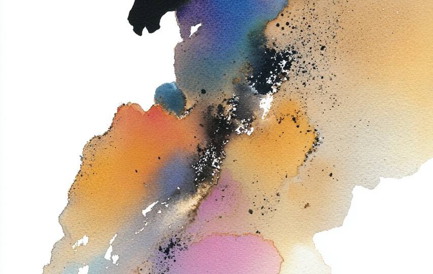 #watercolor #акварель #абстракция