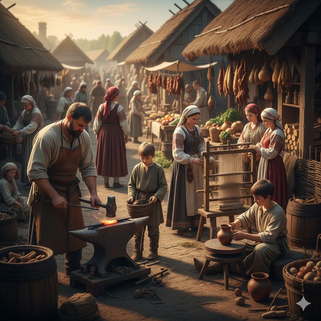 Когда-то на нынешнем Большом Потемкинском острове кипела жизнь: строились дома, развивались ремесла. Город часто принимал высоких гостей, поскольку считался воротами Древней Руси