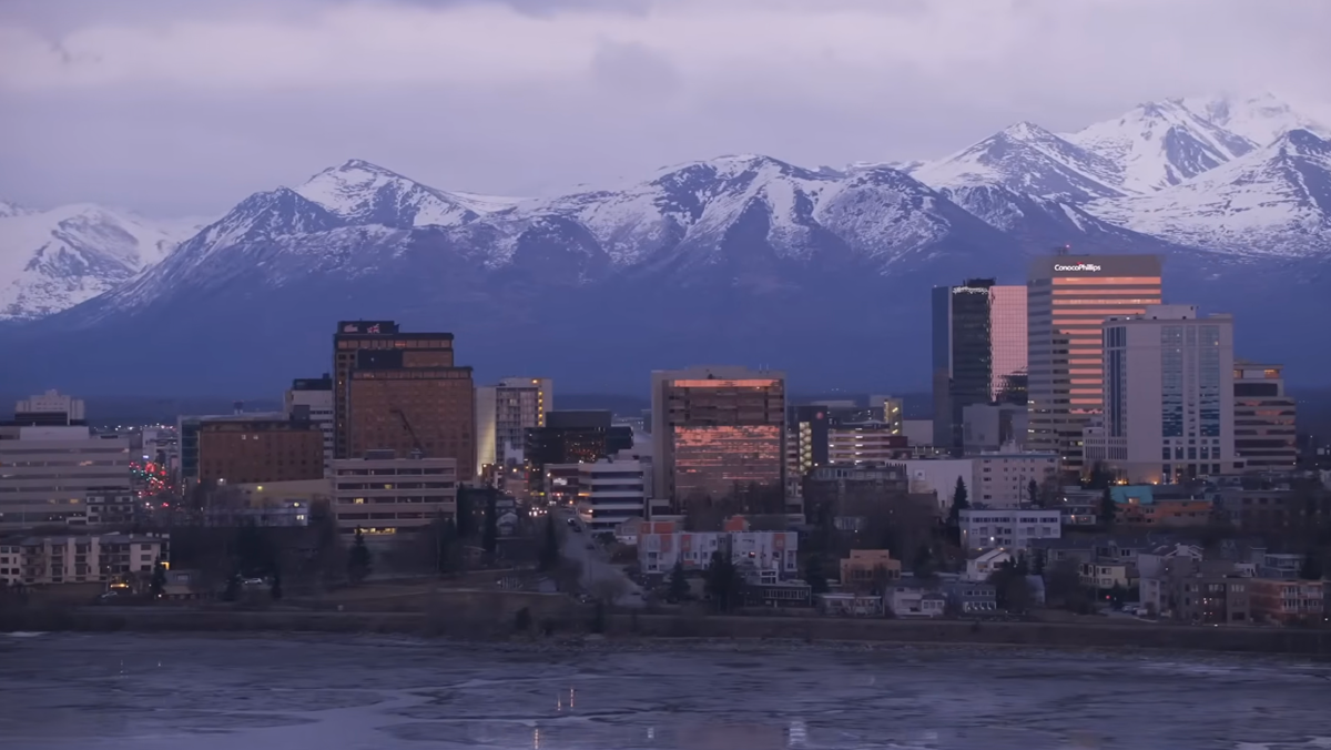 Вид на город